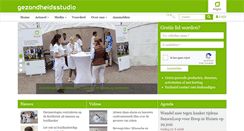 Desktop Screenshot of gezondheidsstudio.com